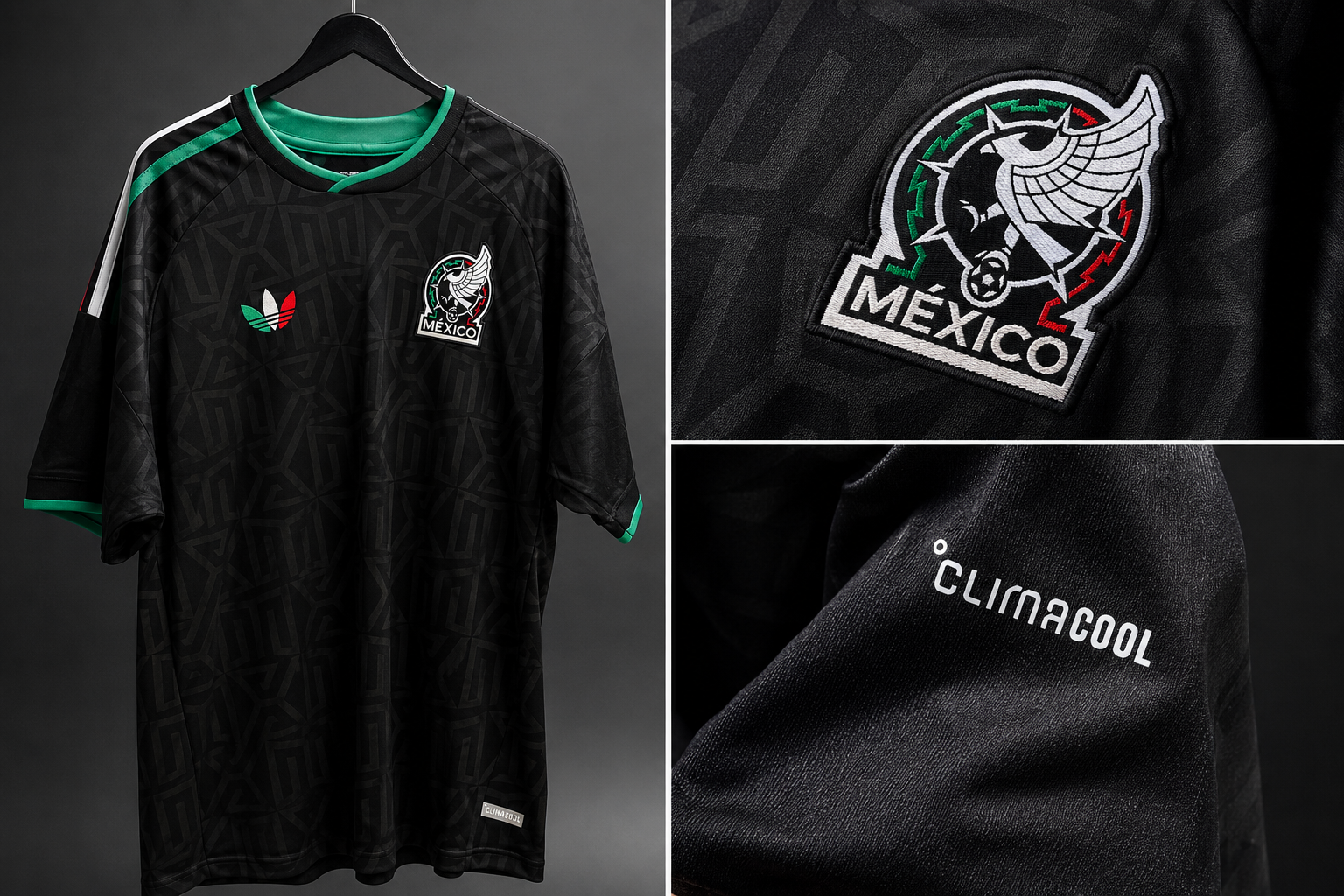 Mexico Jersey - Special Edition Black Short Sleeve Football Shirt